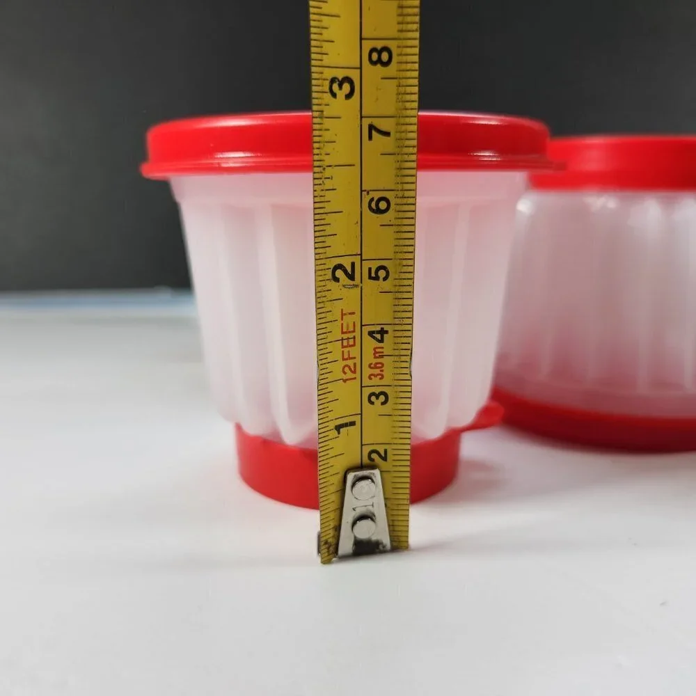 Tupperware Red and White Kitchen Food Storage Set - Picture 8 of 9